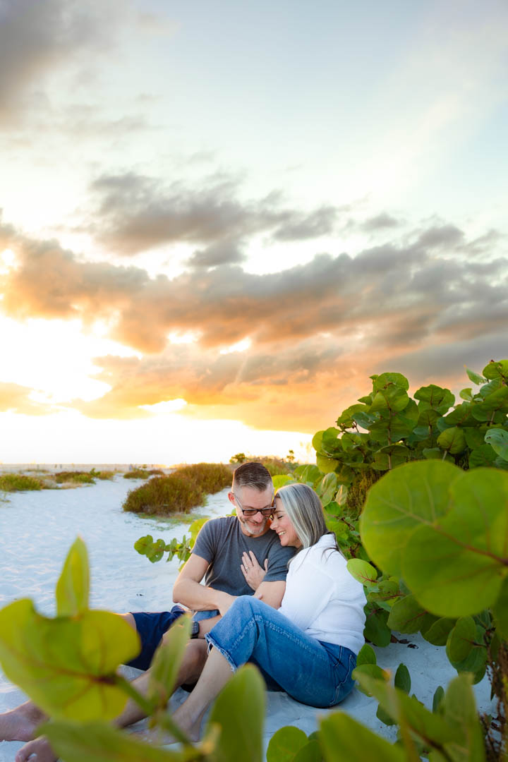 Tall portrait embrace